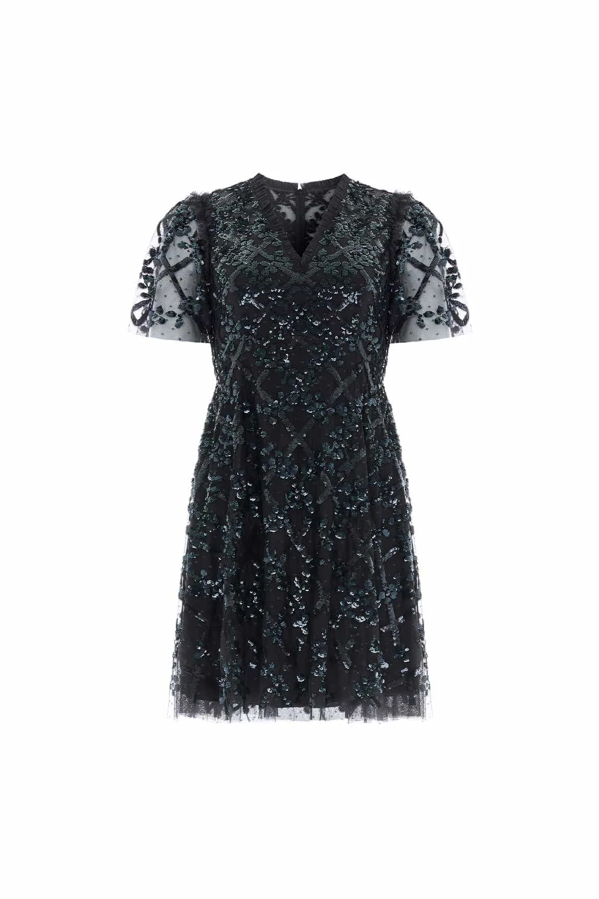 Garden Lattice Mini Dress sold by Needle & Thread product image thumbnail 2