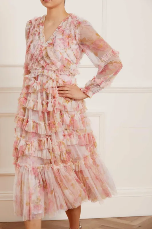 Rose Bluebell Ruffle Ballerina Dress sold by Needle & Thread