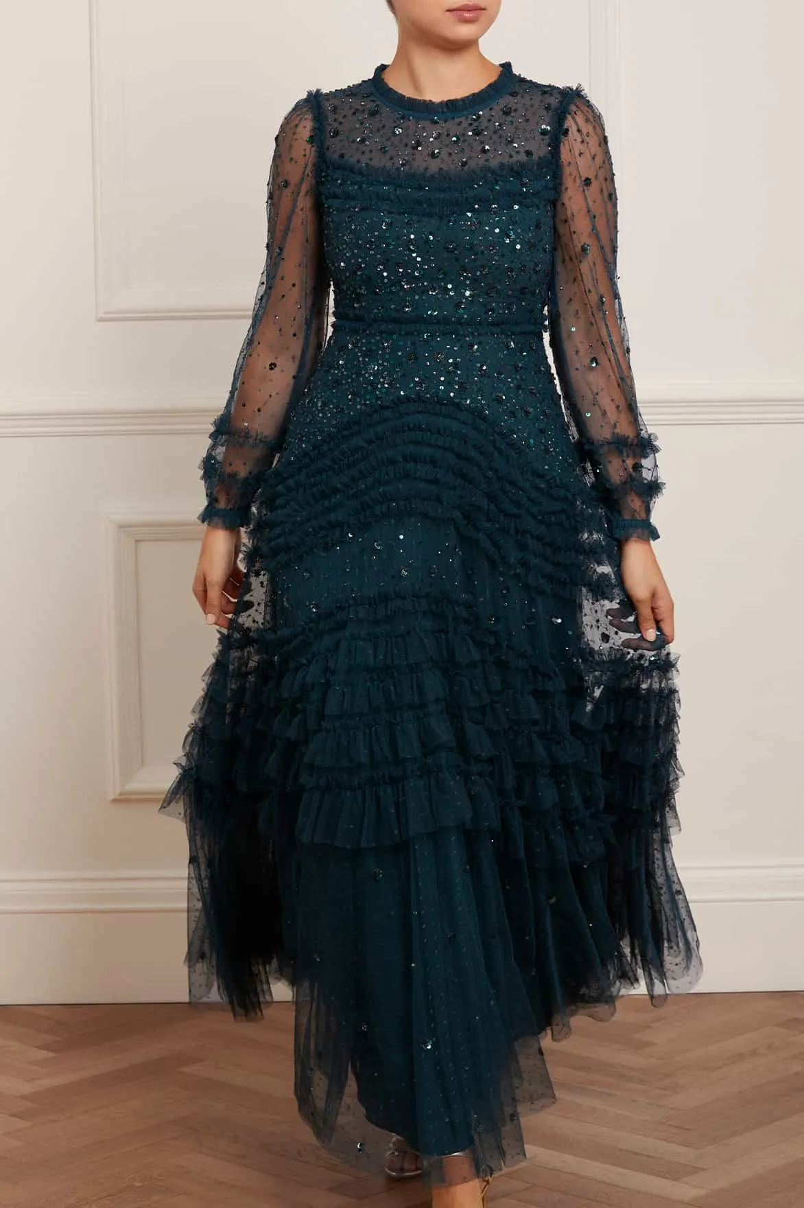 Maybelle Sequin Gown sold by Needle & Thread