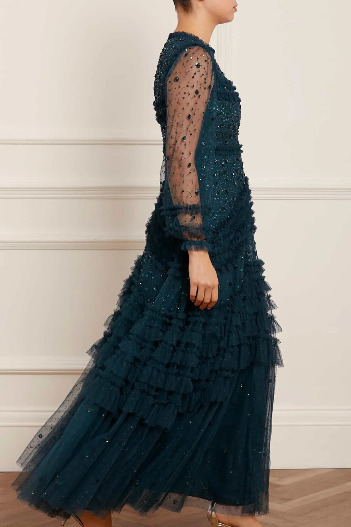 Maybelle Sequin Gown sold by Needle & Thread product image thumbnail 4