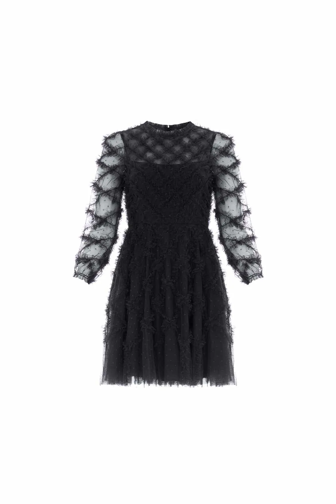 Evelyn Long Sleeve Micro Mini Dress sold by Needle & Thread product image thumbnail 2