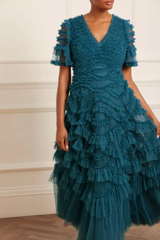 Phoenix V-Neck Gown sold by Needle & Thread