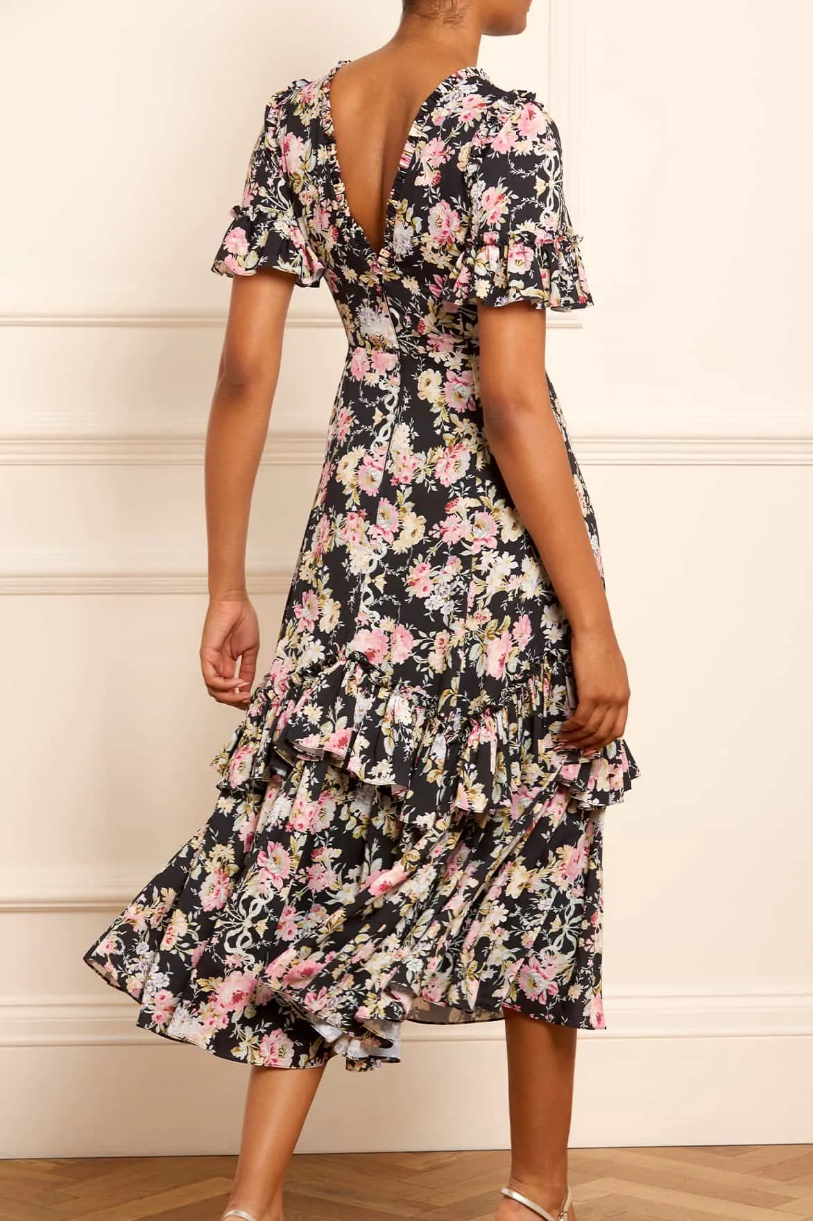 Enchanted Garden Eva Crepe Ballerina Dress sold by Needle & Thread product image thumbnail 5