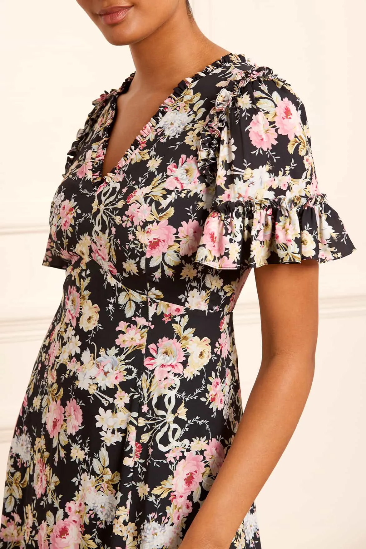 Enchanted Garden Eva Crepe Ballerina Dress sold by Needle & Thread product image thumbnail 3