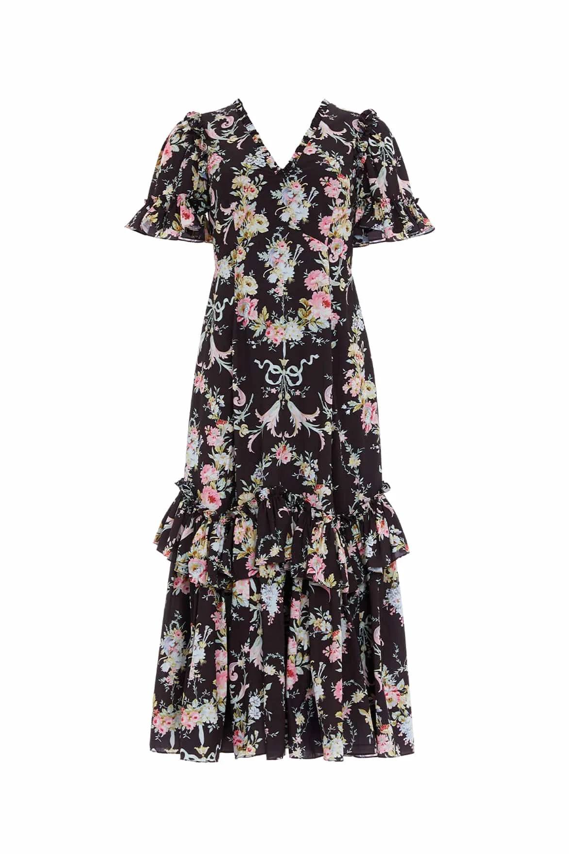 Enchanted Garden Eva Crepe Ballerina Dress sold by Needle & Thread product image thumbnail 2