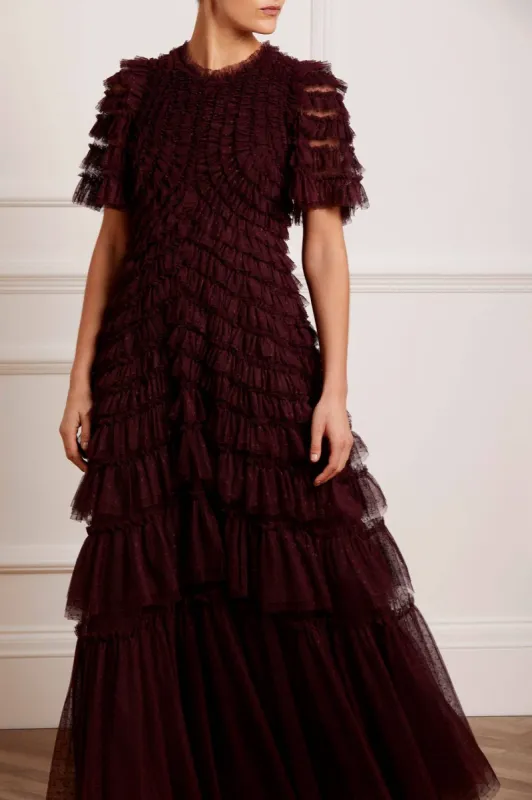 Willow Ruffle Gown sold by Needle & Thread