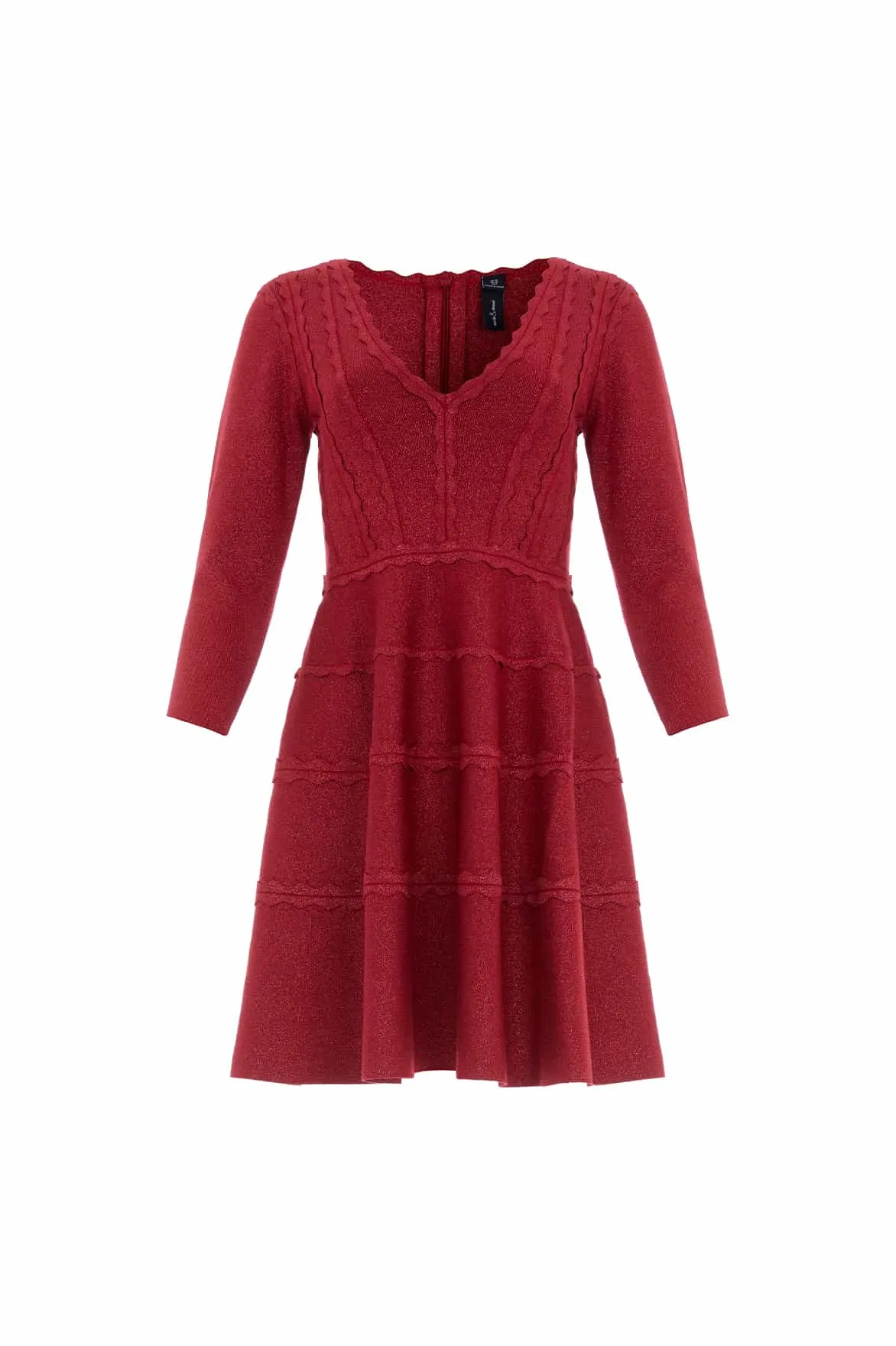 Shimmer Knit Mini Dress sold by Needle & Thread product image thumbnail 2