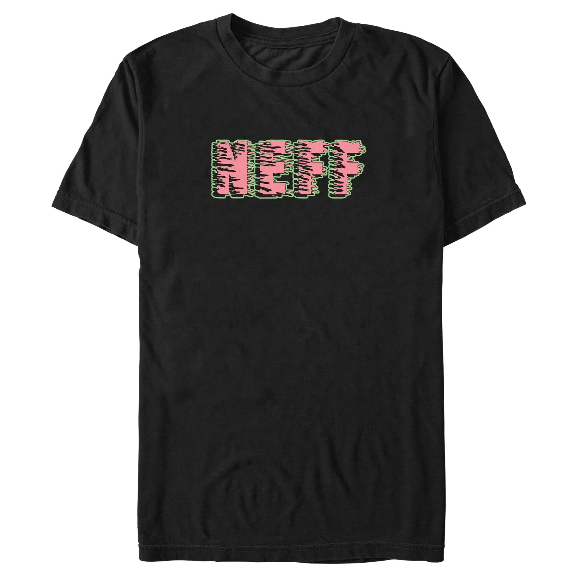 Men's NEFF Pink and Green Logo T-Shirt sold by Neff