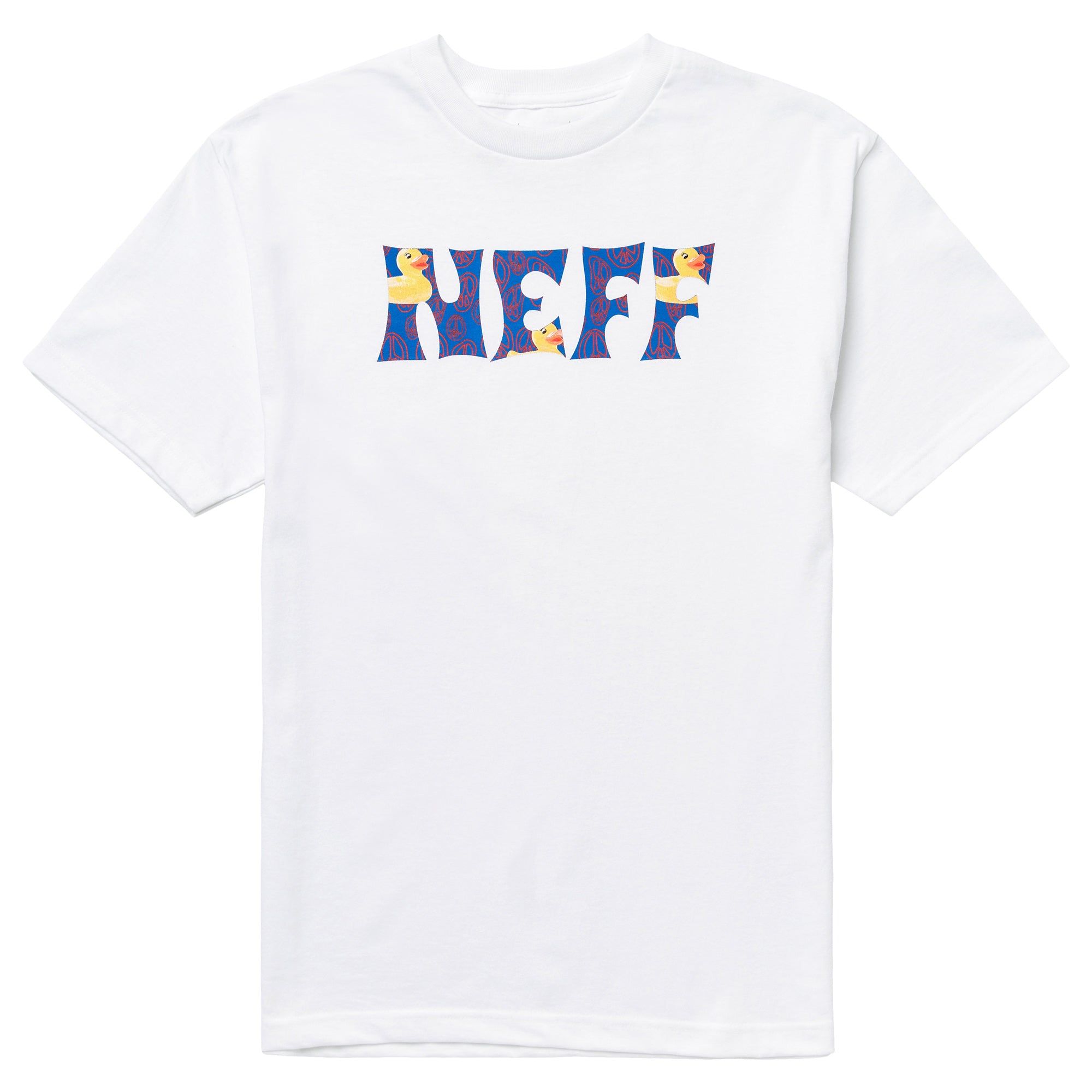 PEACE AND DUCK TEE - WHITE sold by Neff