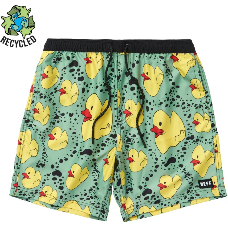 Men's NEFF Ducky Life 17" Hot Tub Swim Trunks sold by Neff