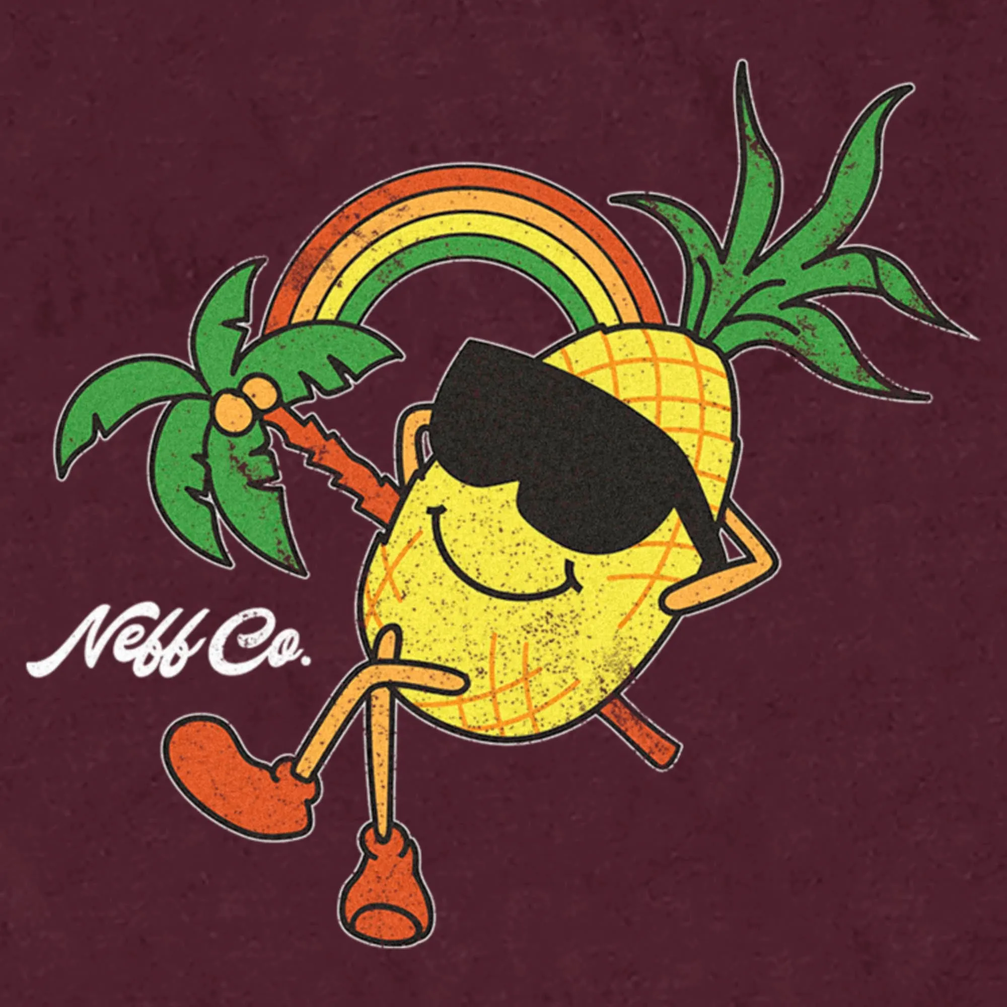Men's NEFF Pineapple Rays T-Shirt sold by Neff product image thumbnail 2