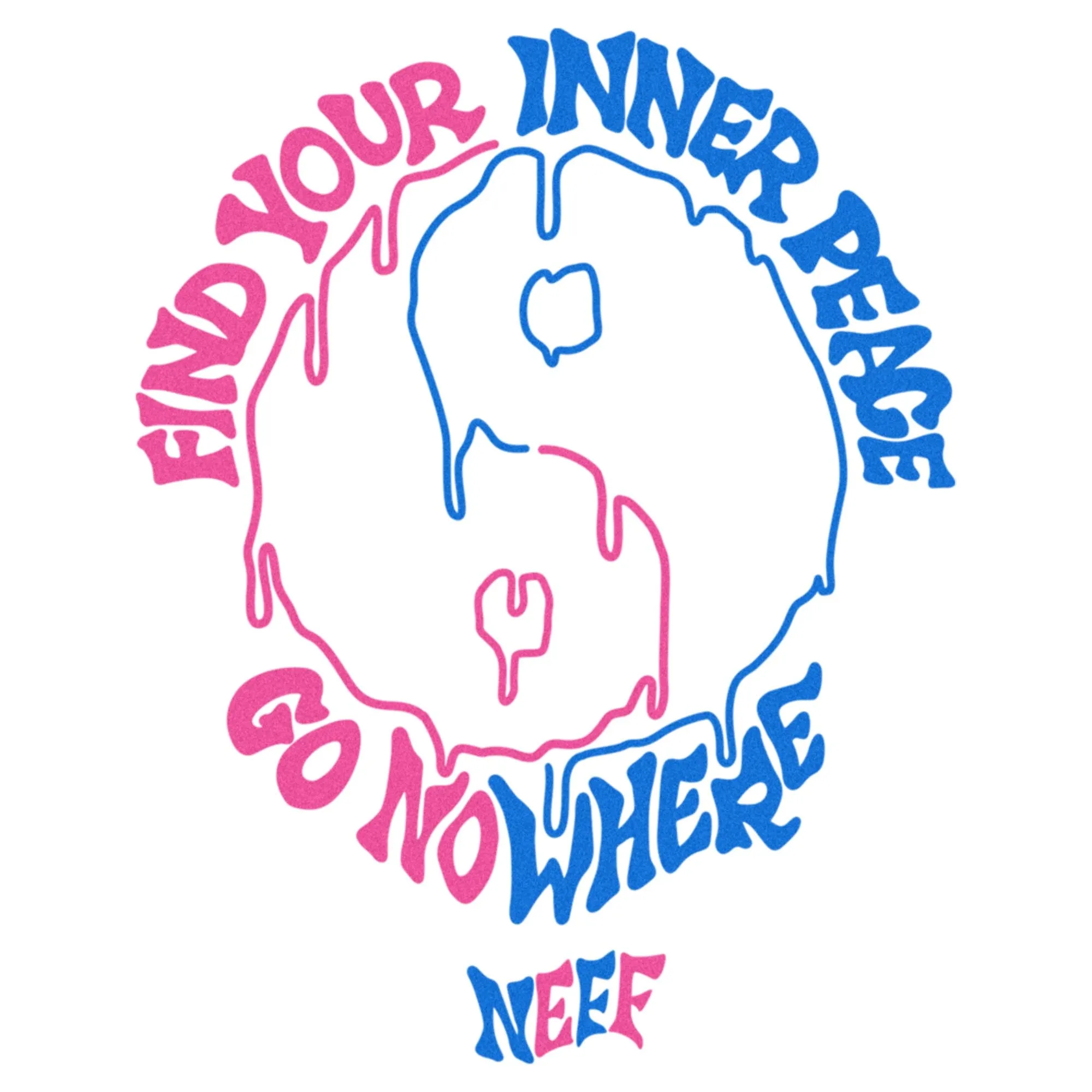 Men's NEFF Find Your Inner Peace Go Nowhere Large T-Shirt sold by Neff product image thumbnail 2