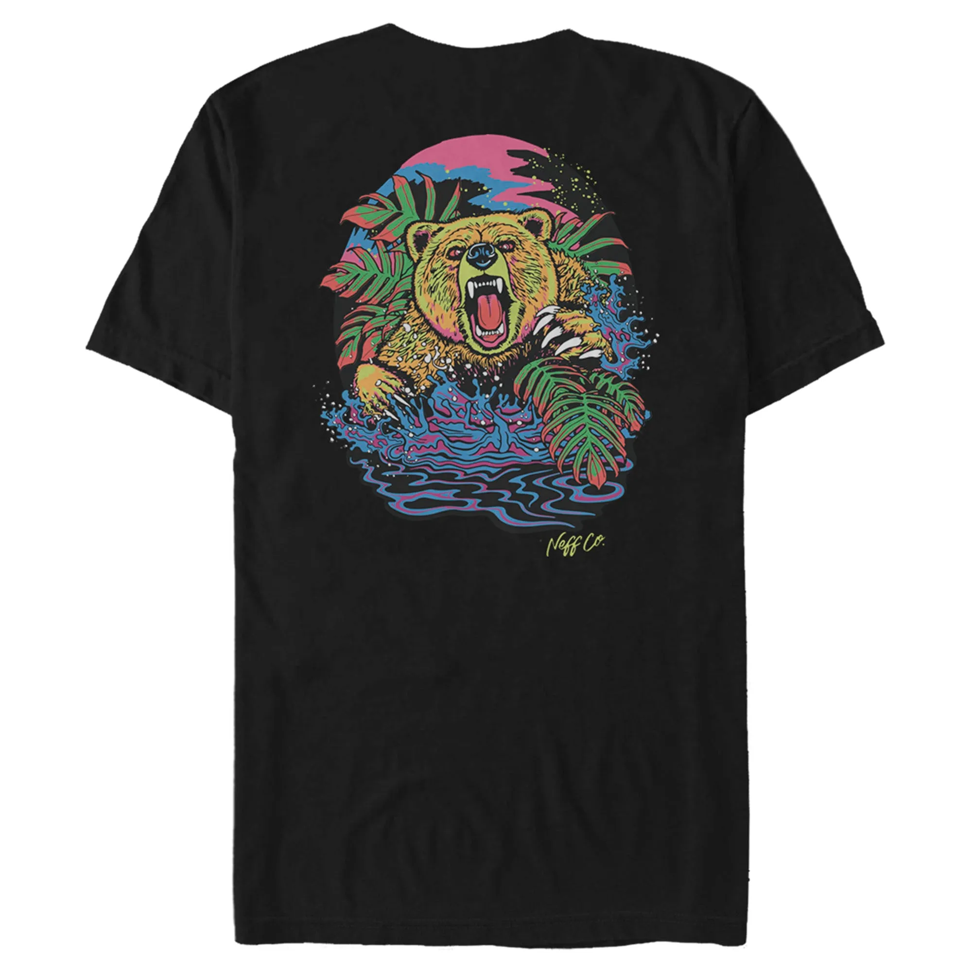 Men's NEFF Colorful Grizzly Bear Badge T-Shirt sold by Neff product image thumbnail 3