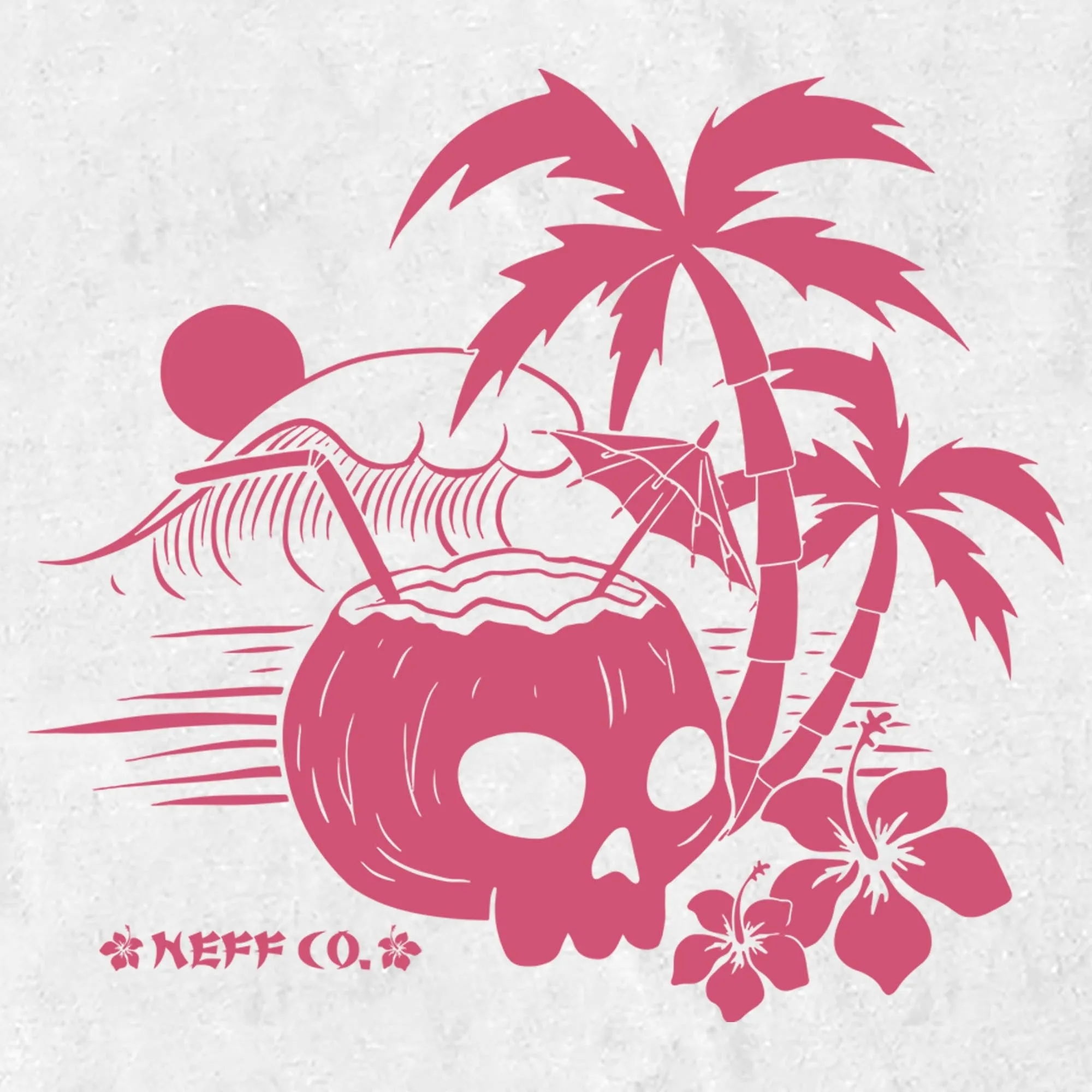 Men's NEFF Coconut Skull Vacation T-Shirt sold by Neff product image thumbnail 2