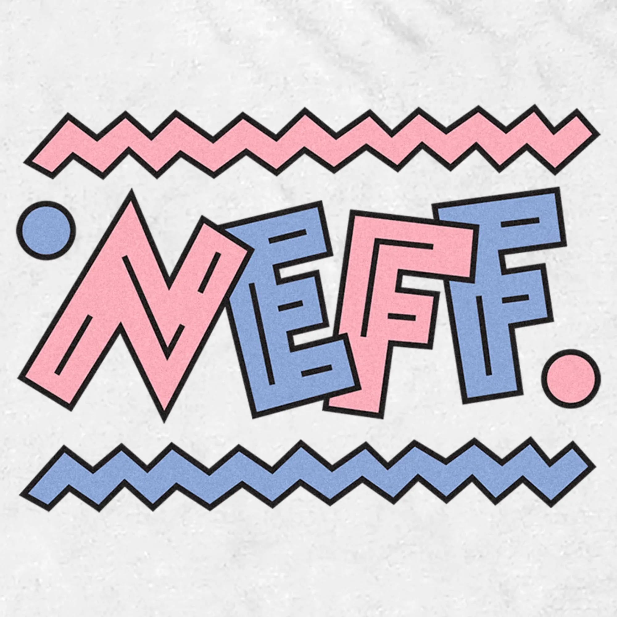 Men's NEFF Retro Pink and Blue Logo T-Shirt sold by Neff product image thumbnail 2
