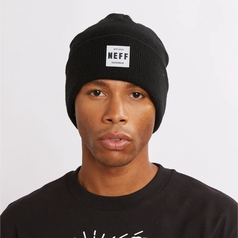 LAWRENCE BEANIE - BLACK sold by Neff