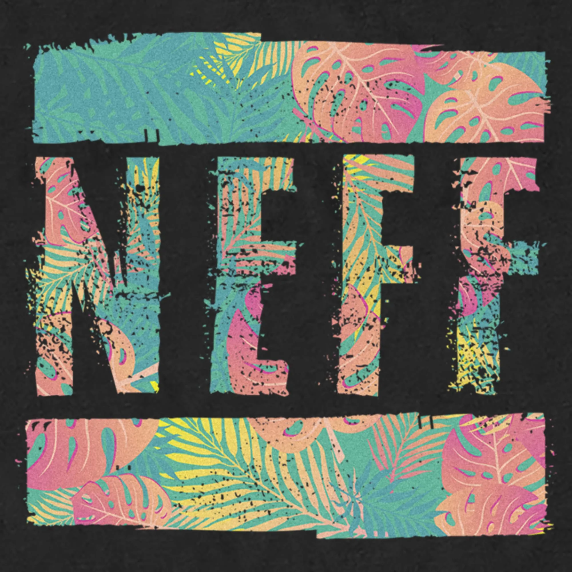 Men's NEFF Retro Tropical Logo T-Shirt sold by Neff product image thumbnail 2