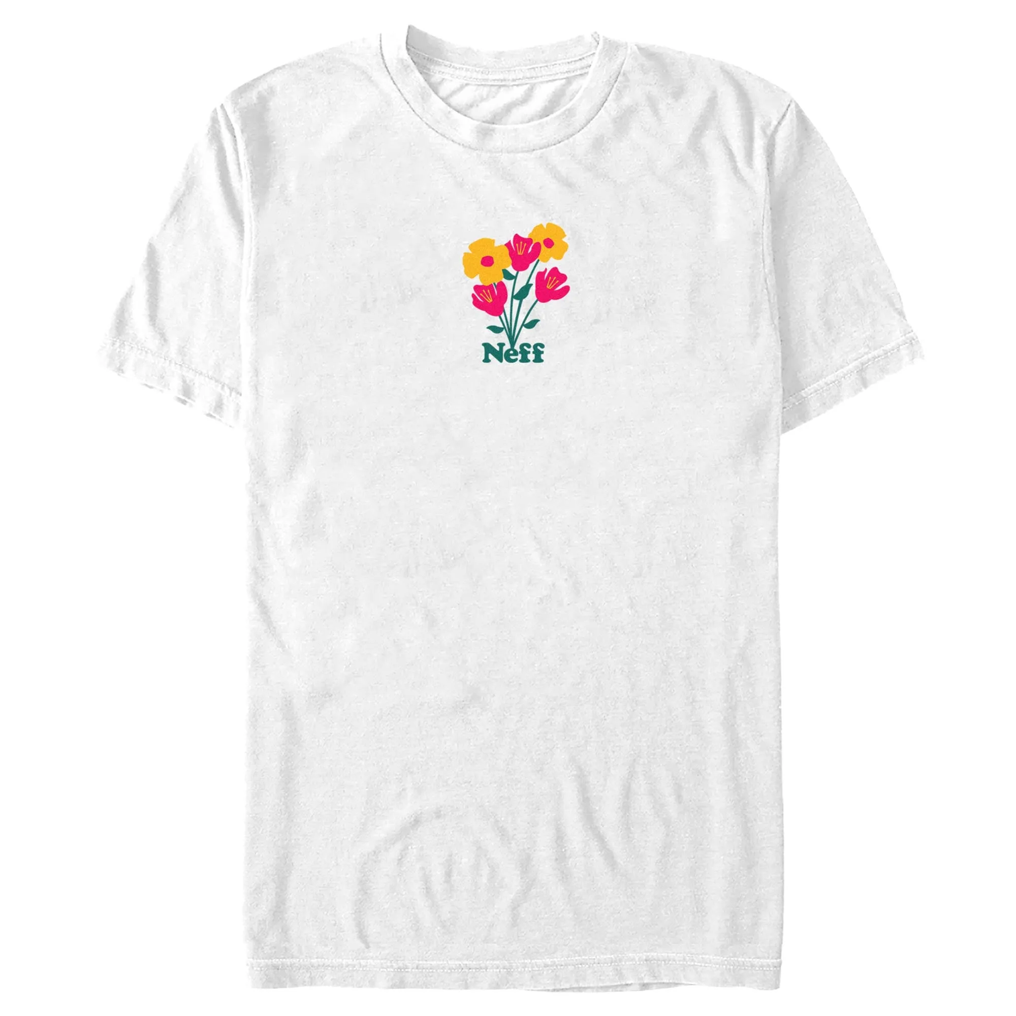 Men's NEFF Small Flower Bouquet Logo T-Shirt sold by Neff