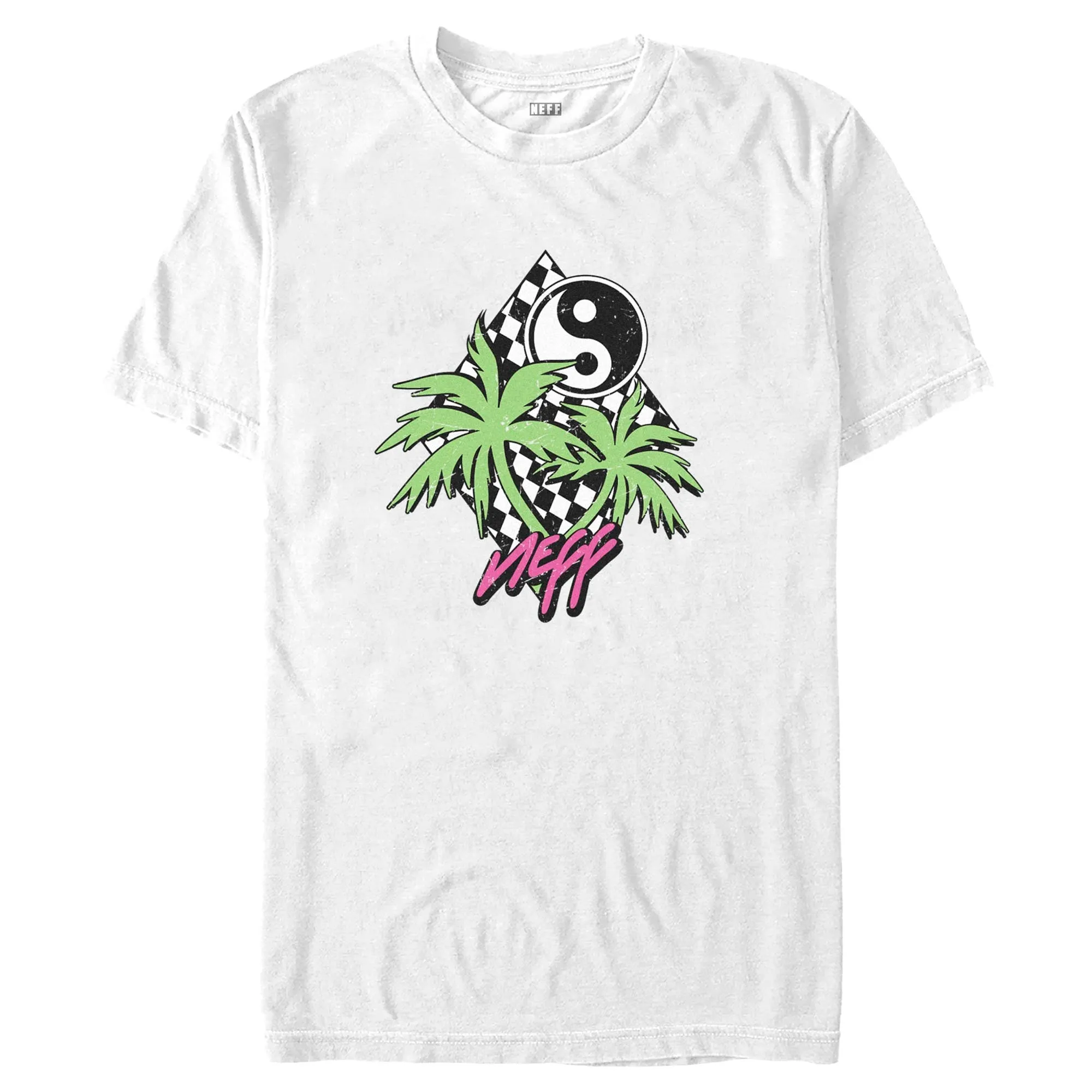 Men's NEFF Yin Yang and Palm Trees Logo T-Shirt sold by Neff
