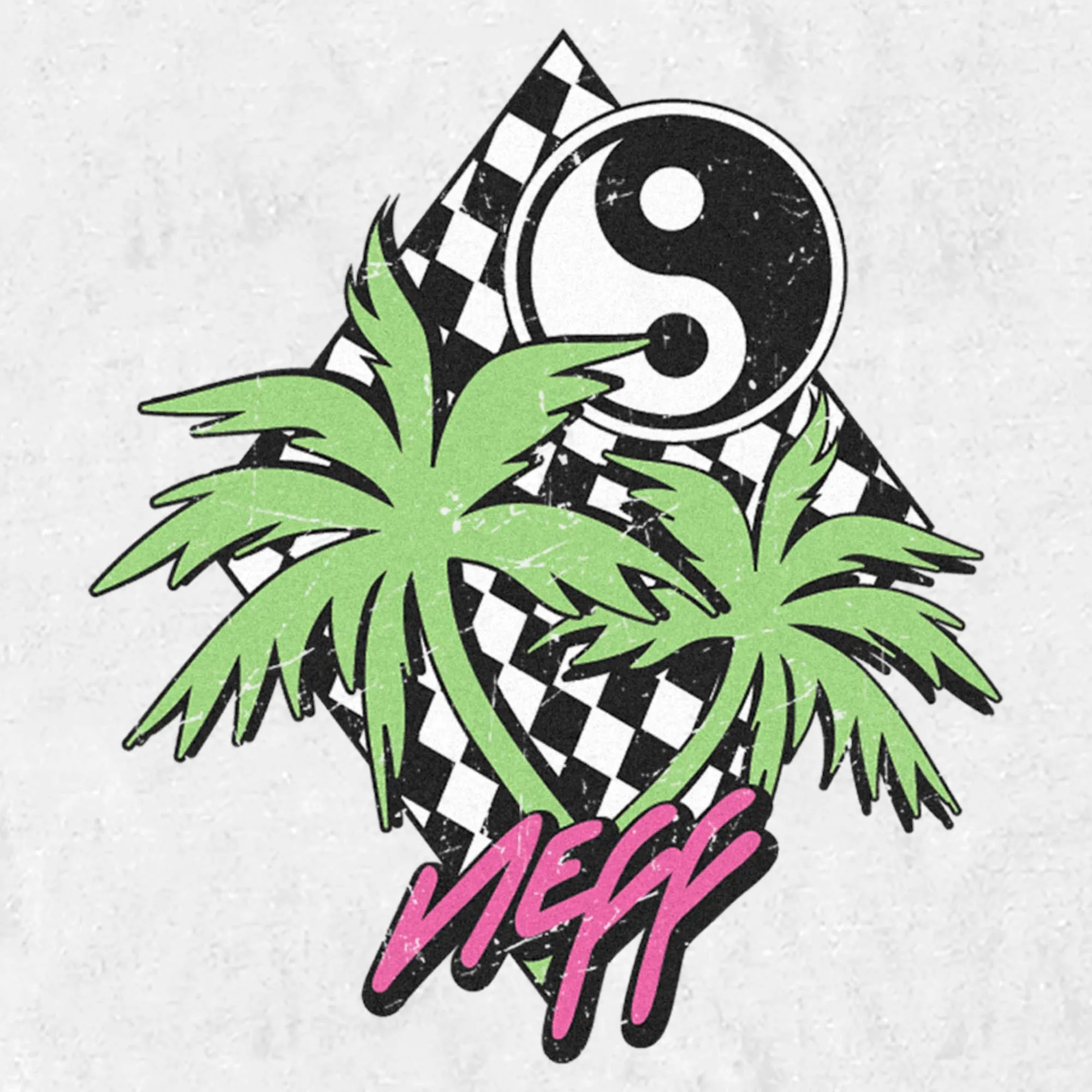 Men's NEFF Yin Yang and Palm Trees Logo T-Shirt sold by Neff product image thumbnail 2