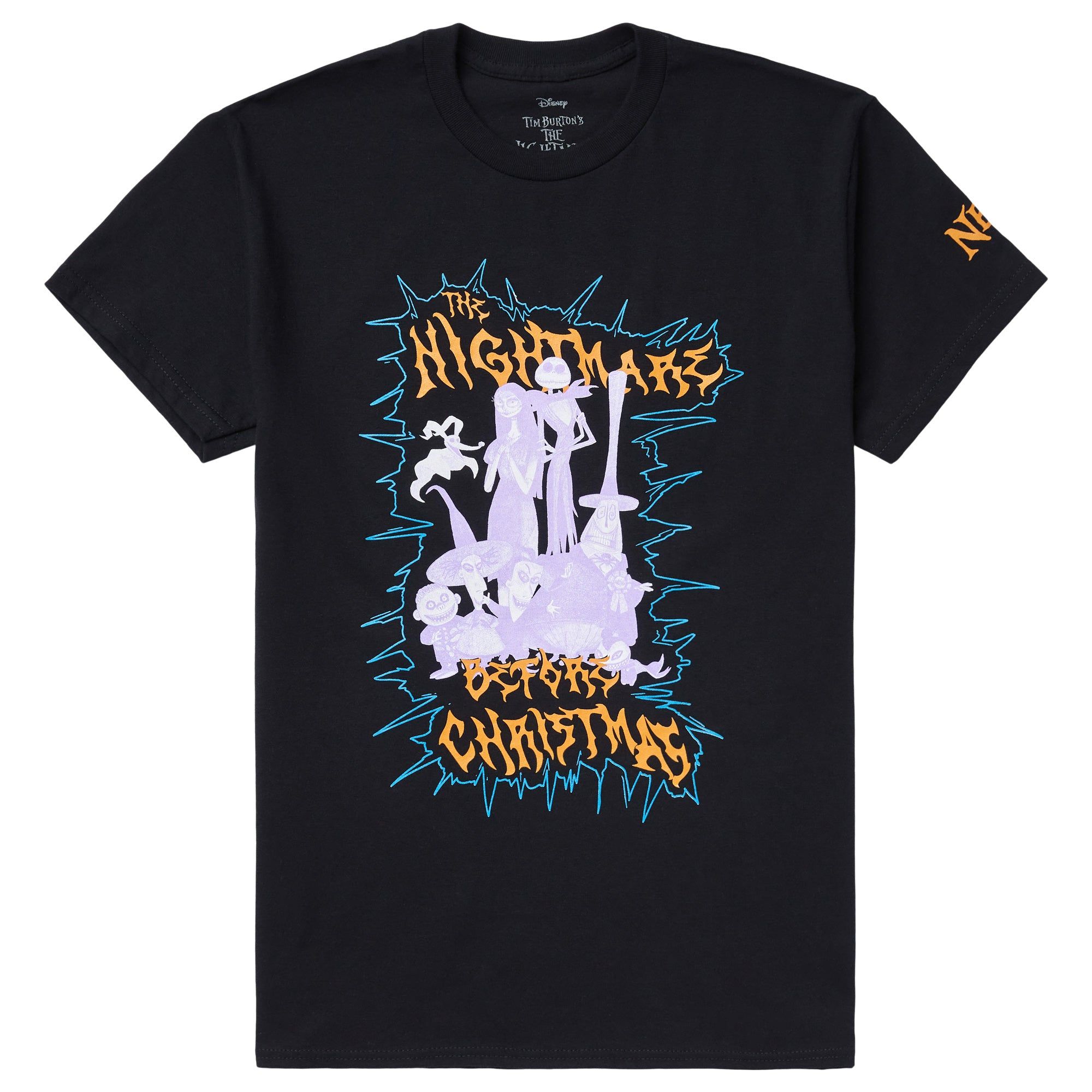 THE NIGHTMARE BEFORE CHRISTMAS GROUP TEE - BLACK sold by Neff