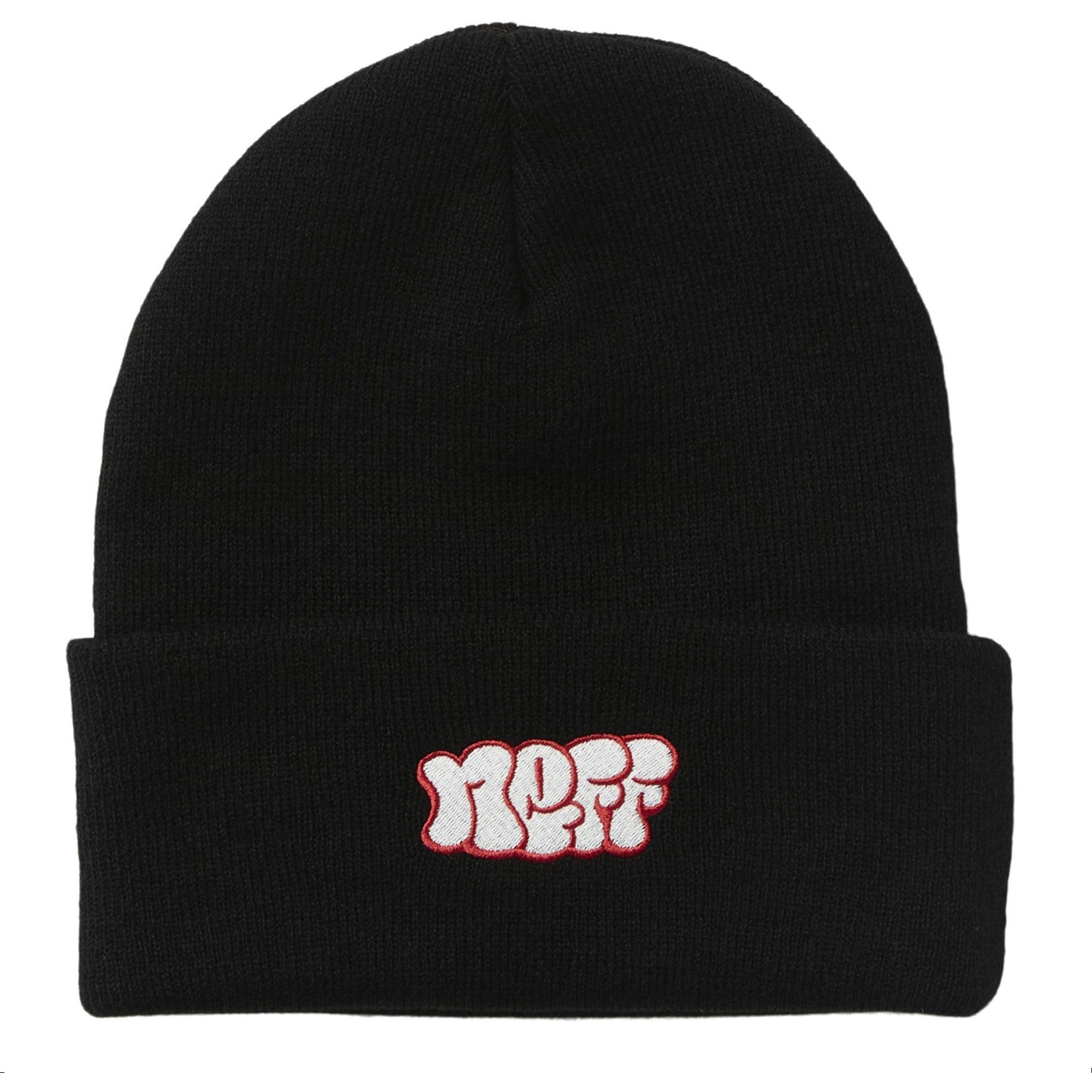 BUBBLE CUFF BEANIE - BLACK sold by Neff