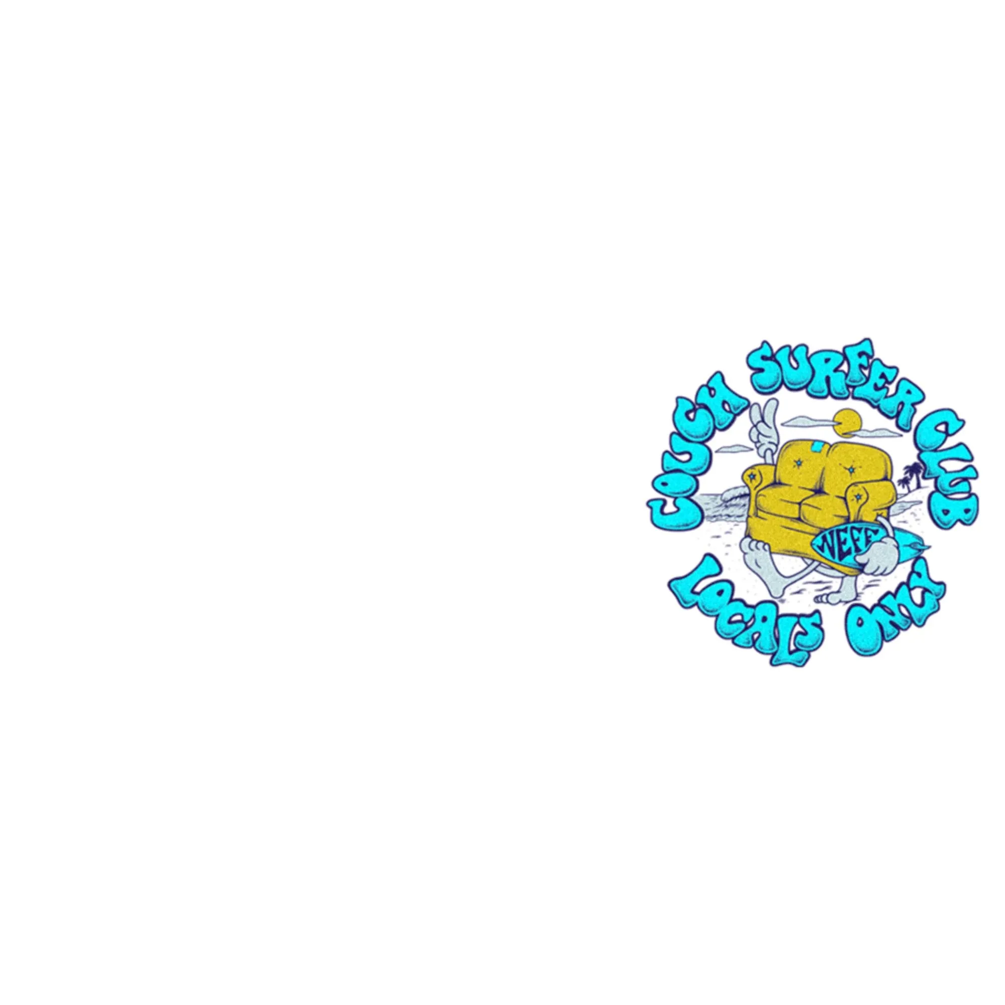 Men's NEFF Couch Surfer Club Small Logo T-Shirt sold by Neff product image thumbnail 2