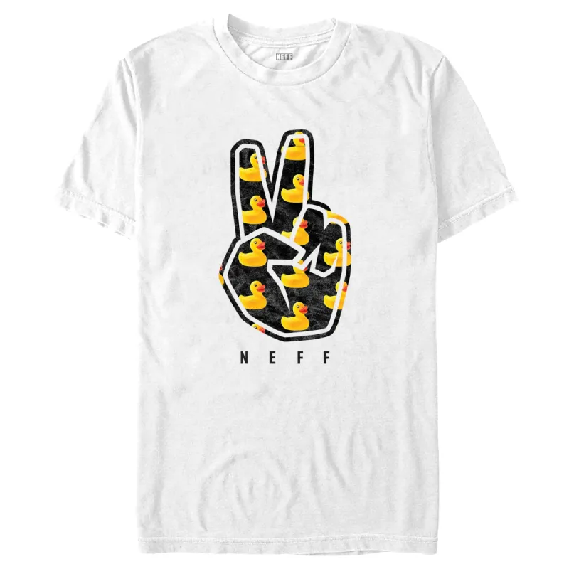 Men's NEFF Rubber Ducky Peace Fingers T-Shirt sold by Neff