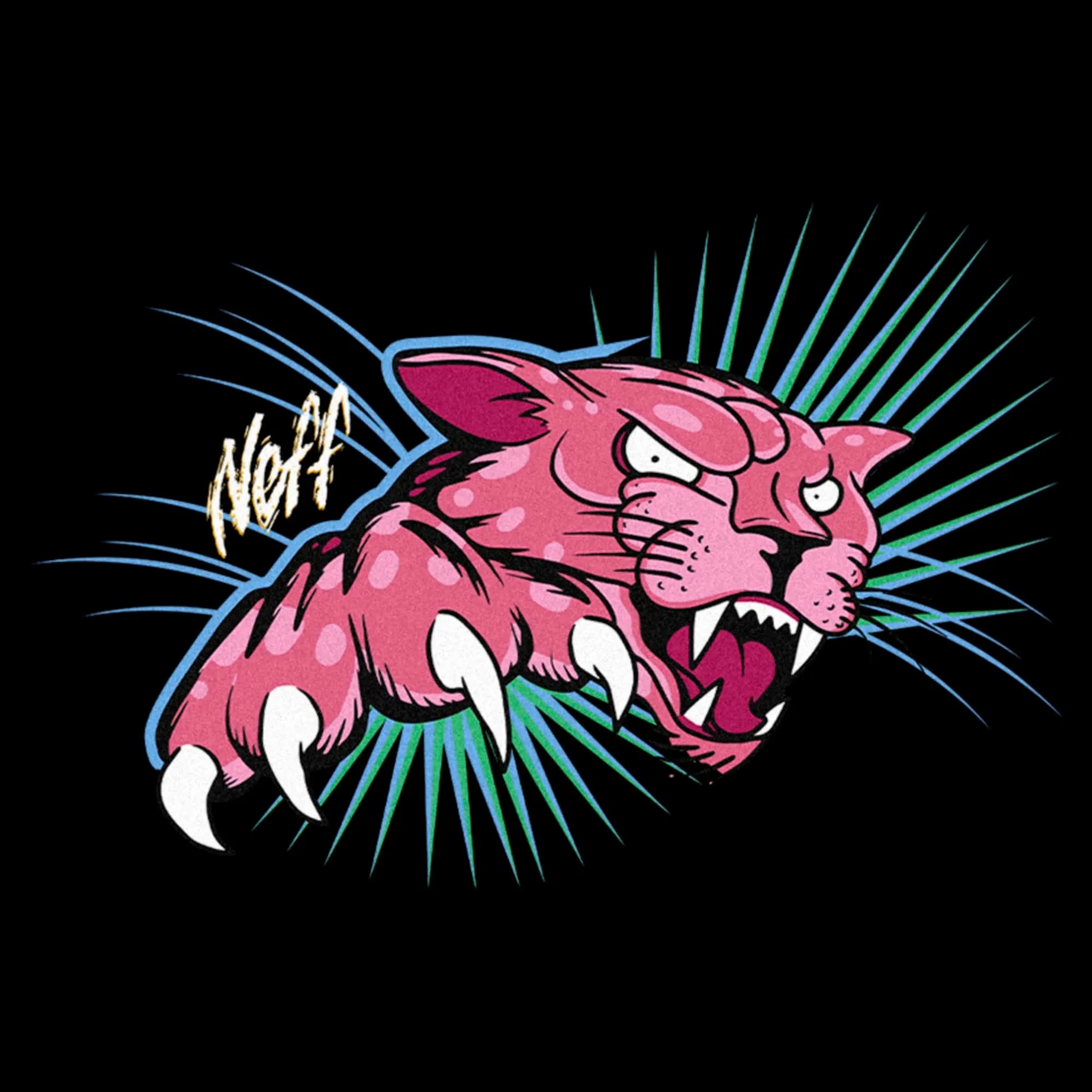 Men's NEFF Wildin T-Shirt sold by Neff product image thumbnail 2