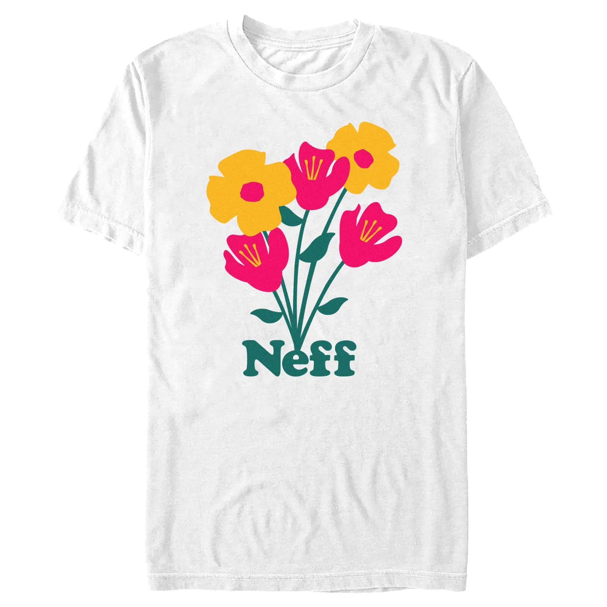 Men's NEFF Large Flower Bouquet Logo T-Shirt sold by Neff