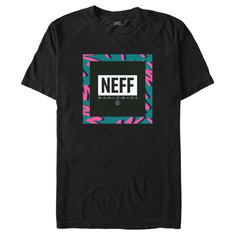 Men's NEFF Pink Zigzag Frame T-Shirt sold by Neff