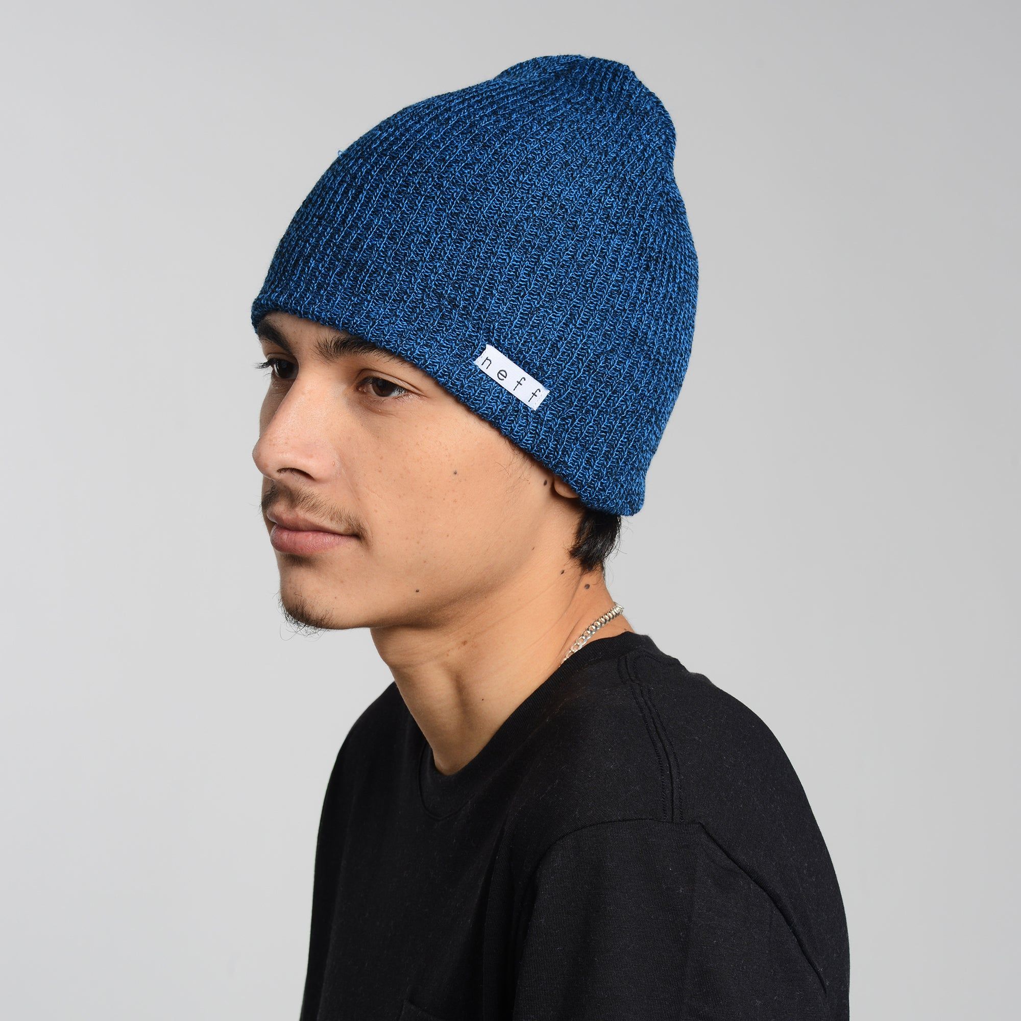 DAILY HEATHER BEANIE - BLACK BLUE sold by Neff product image thumbnail 2