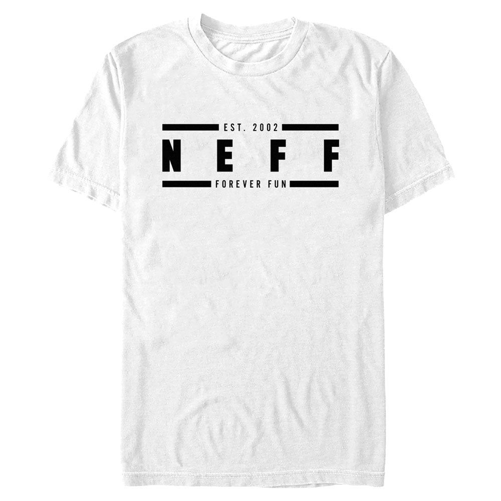 LOGO BAR TAB TEE - WHITE sold by Neff