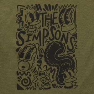 THE SIMPSONS POP SIMPSON TEE - MILITARTY sold by Neff