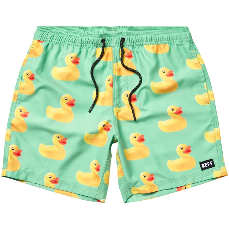 Men's NEFF Ducky 17" Hot Tub Swim Trunks sold by Neff
