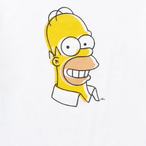 THE SIMPSONS HOMER HEAD TEE - WHITE sold by Neff