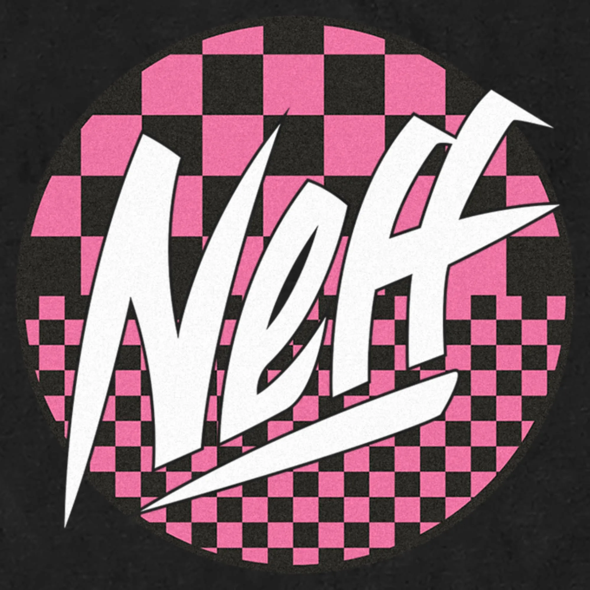 Men's NEFF Pink Checkered Logo T-Shirt sold by Neff product image thumbnail 2