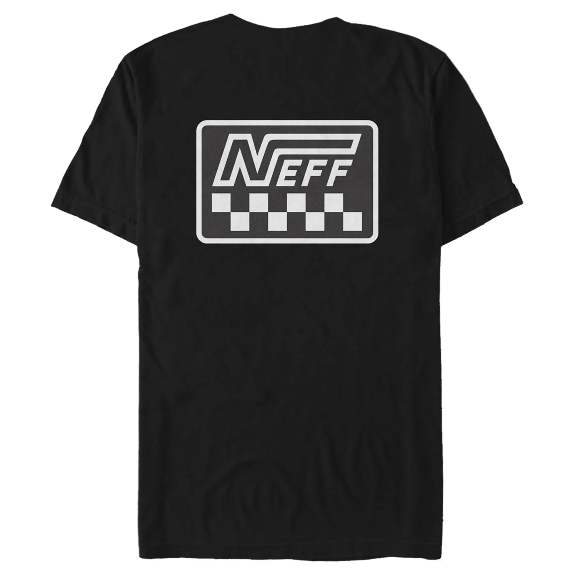 Men's NEFF Black and White Checkered Badge T-Shirt sold by Neff product image thumbnail 3