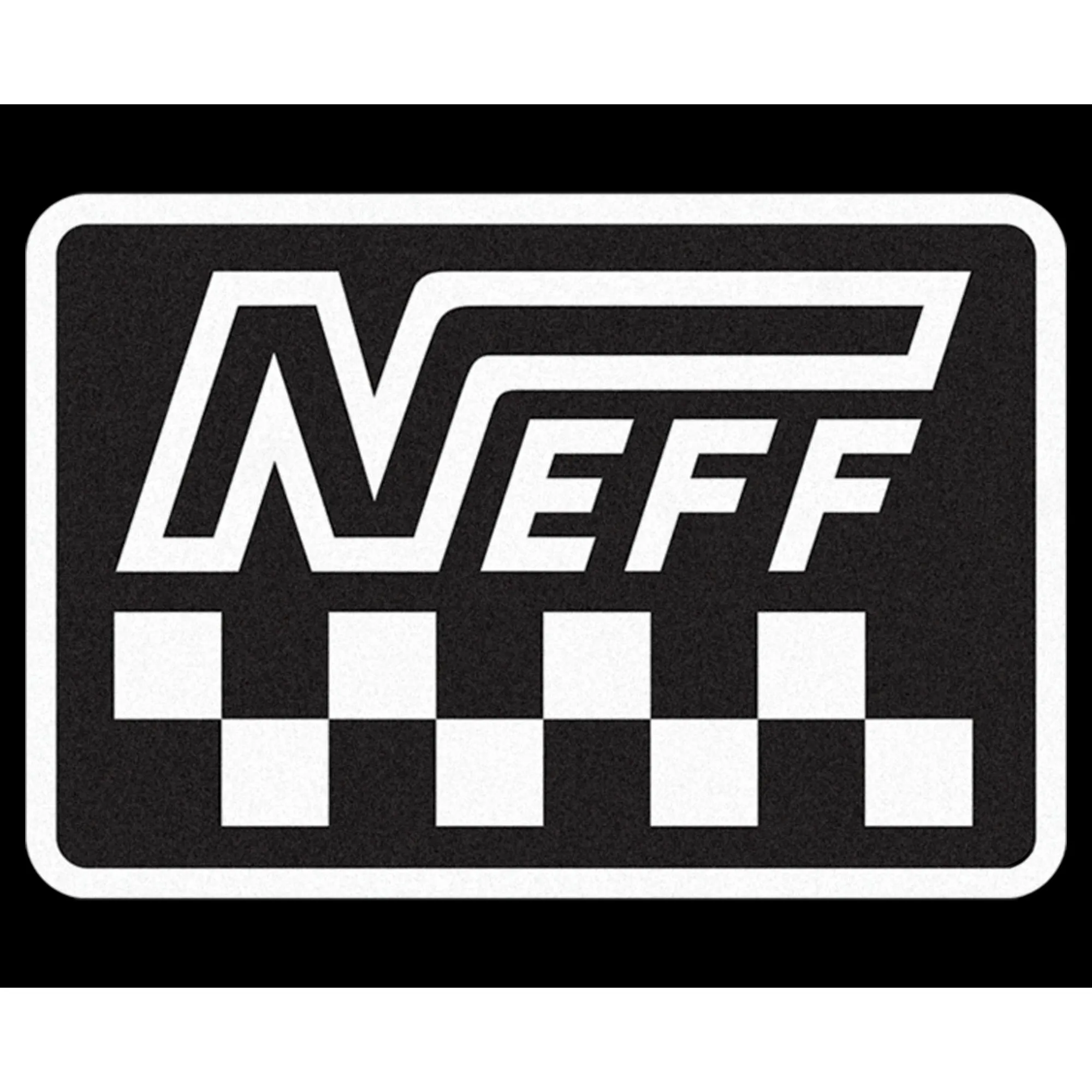 Men's NEFF Black and White Checkered Badge T-Shirt sold by Neff product image thumbnail 2