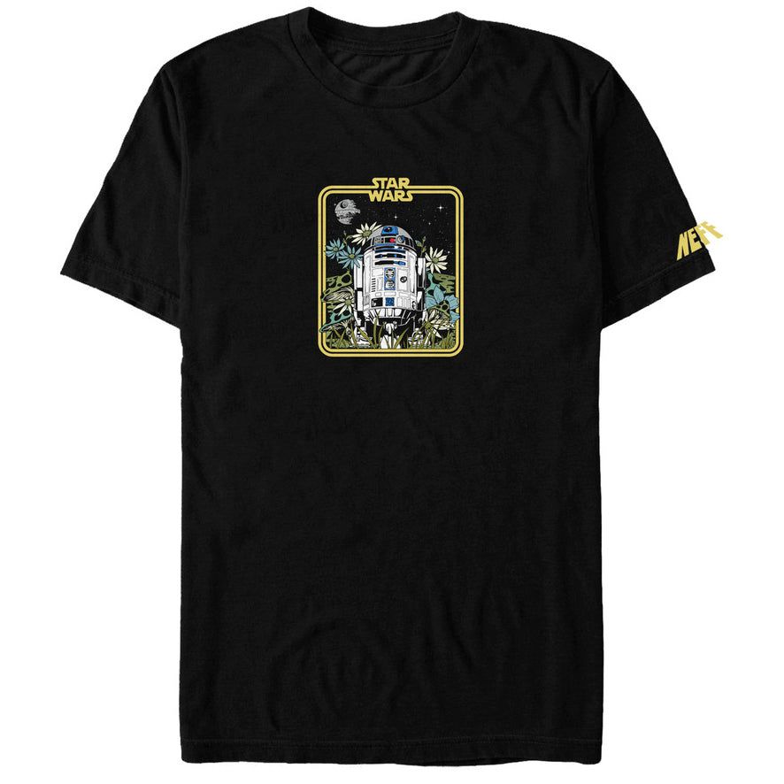 STAR WARS R2D2 GARDEN TEE - BLACK sold by Neff