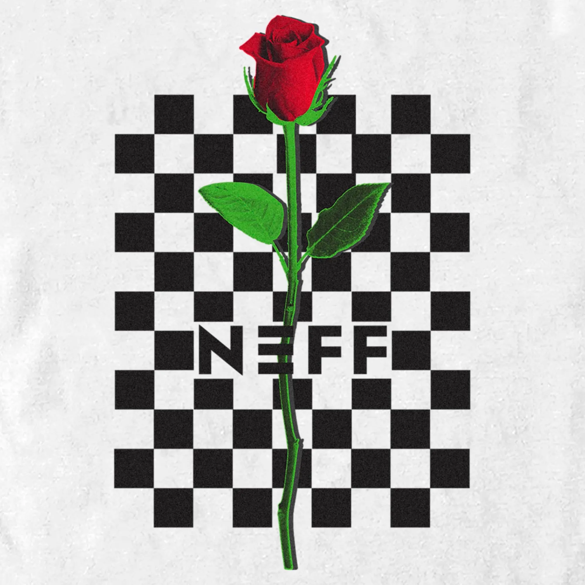 Men's NEFF Checkered Rose T-Shirt sold by Neff product image thumbnail 2
