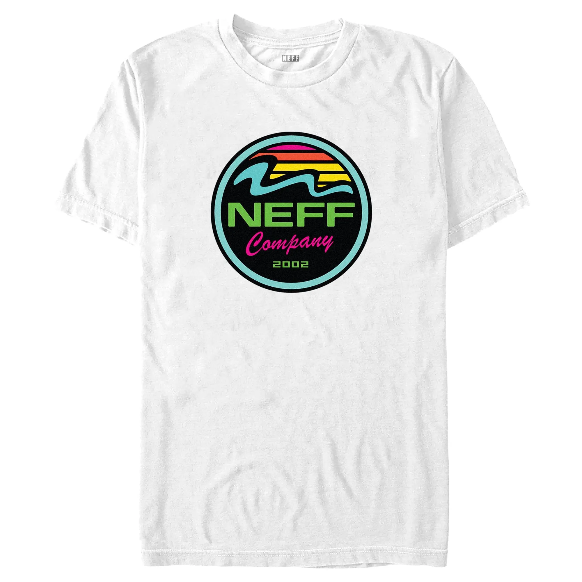 Men's NEFF Retro Rainbow Logo T-Shirt sold by Neff