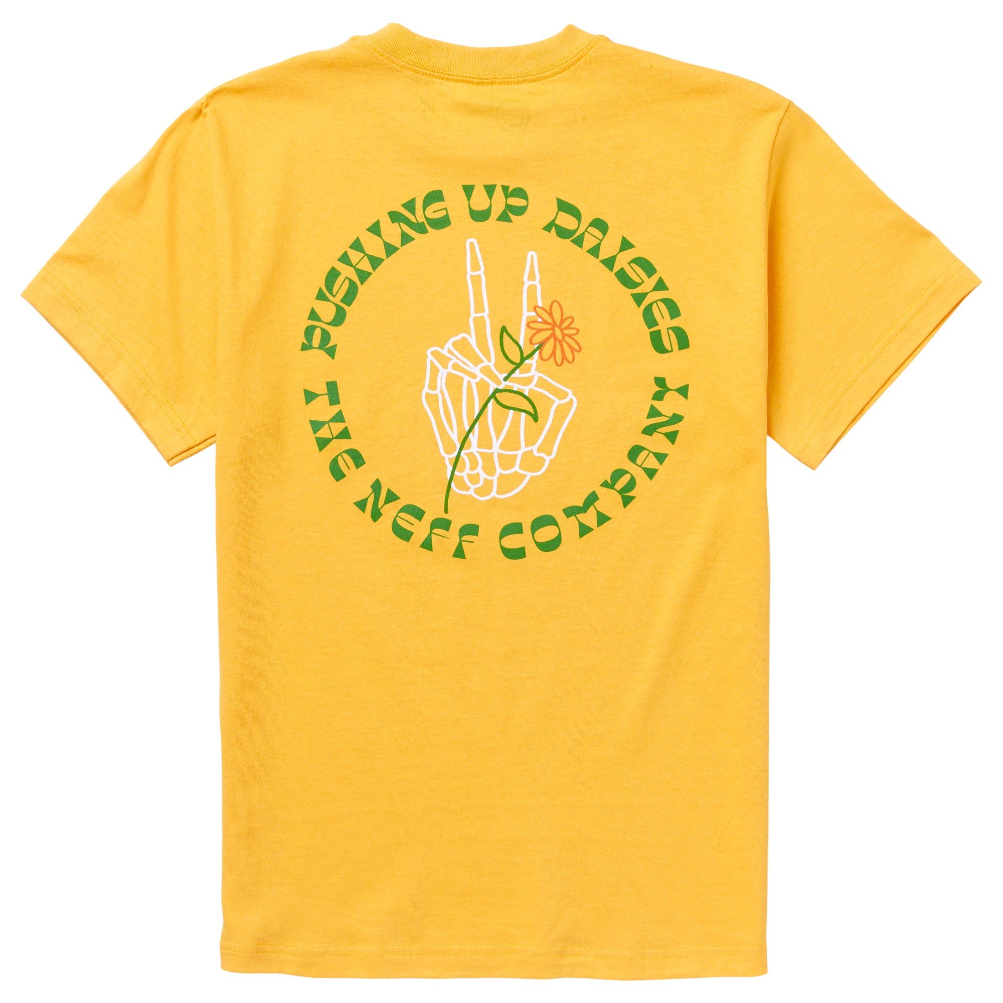 PUSHING UP DAISIES TEE - GOLD sold by Neff