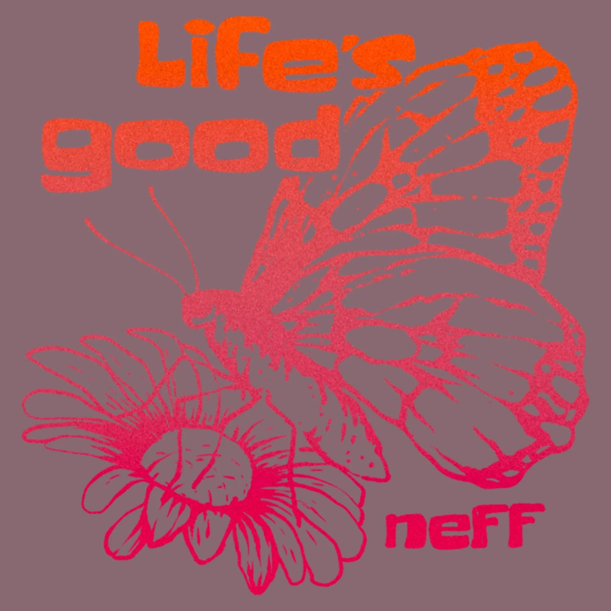 Men's NEFF Life's Good Butterfly T-Shirt sold by Neff product image thumbnail 2