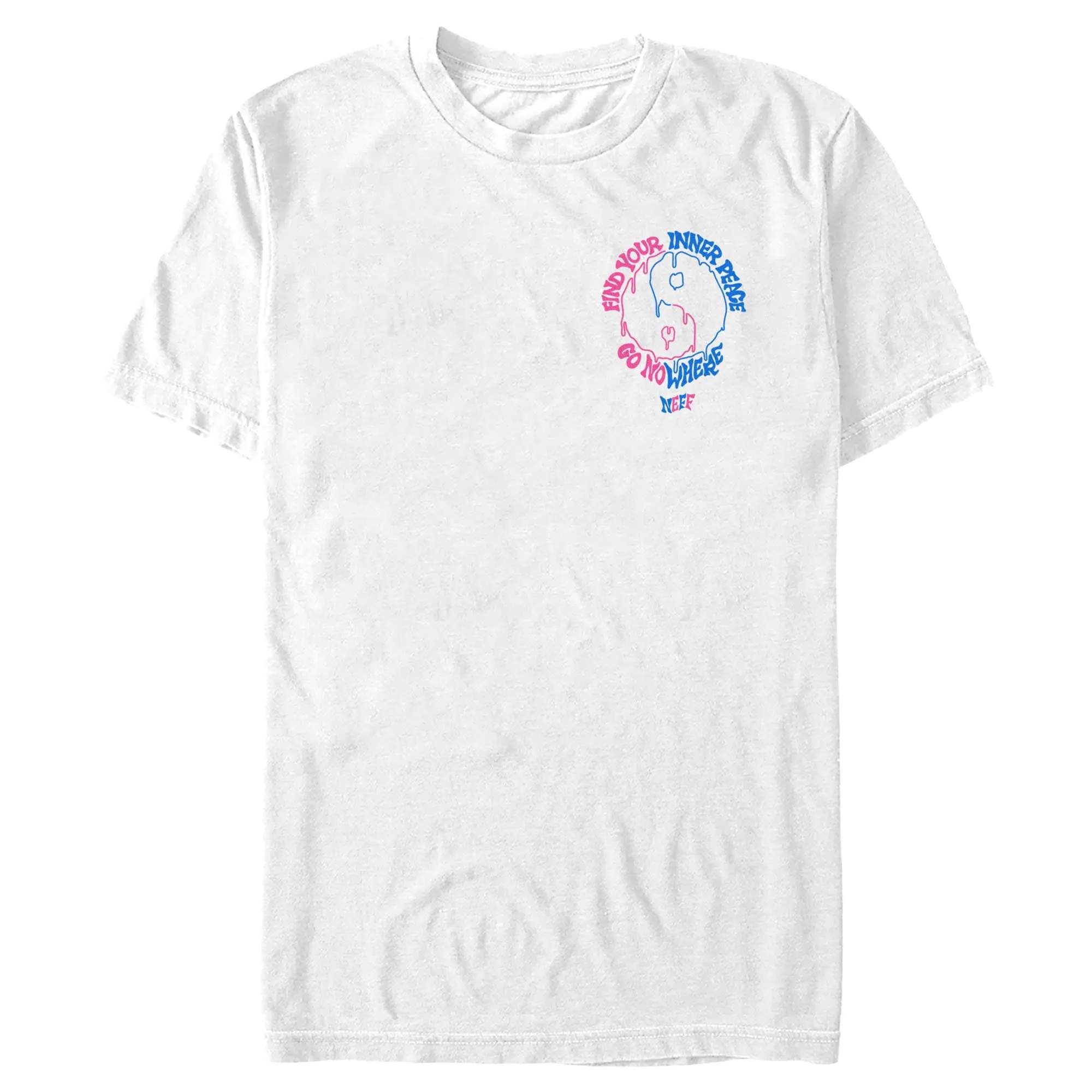 Men's NEFF Find Your Inner Peace Go Nowhere Small T-Shirt sold by Neff