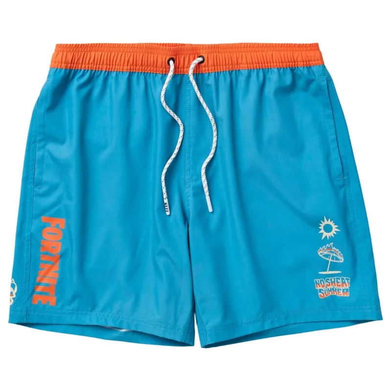 FORTNITE NO SWEAT 17" HOT TUB VOLLEY SHORTS - TEAL sold by Neff