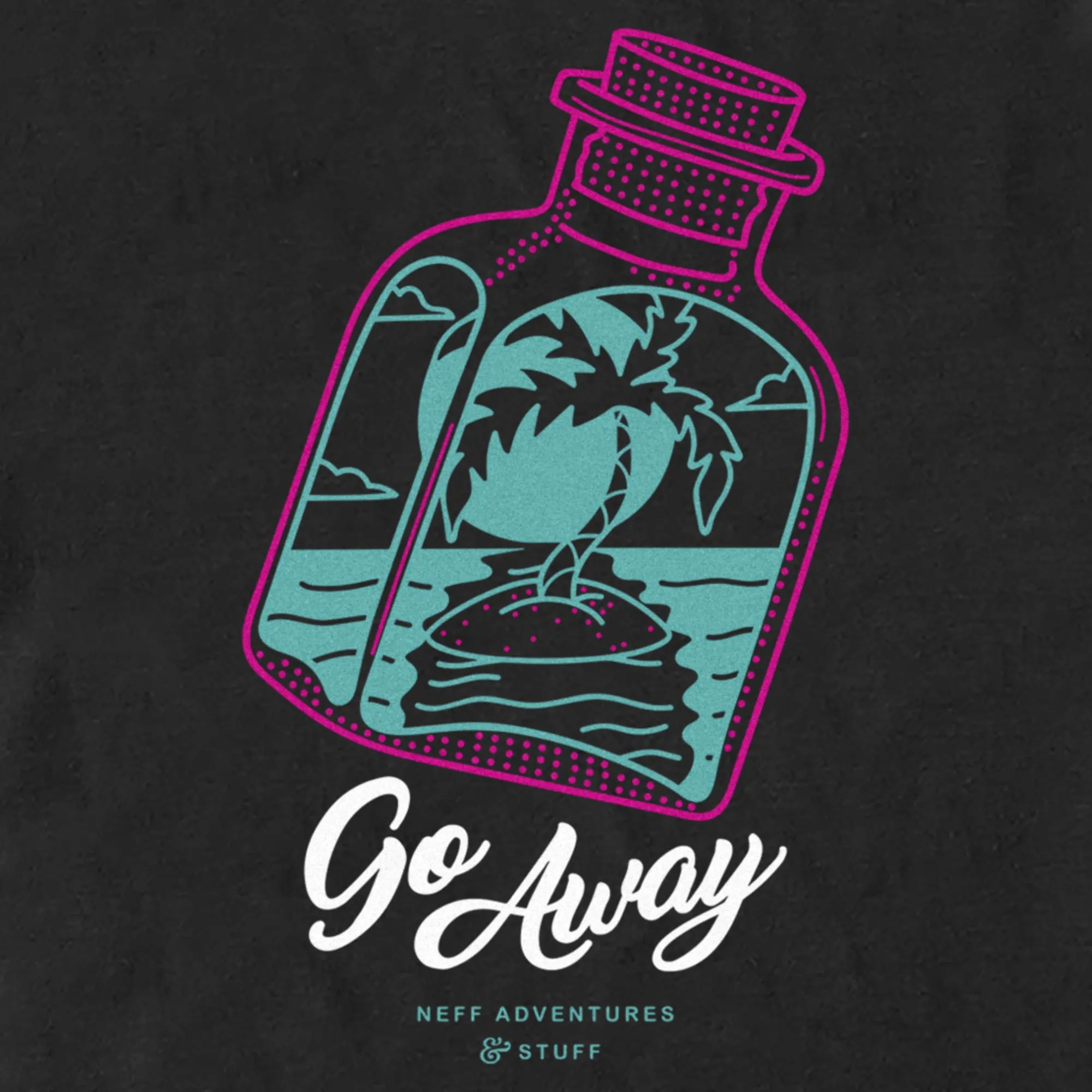 Men's NEFF Go Away Island Bottle T-Shirt sold by Neff product image thumbnail 2