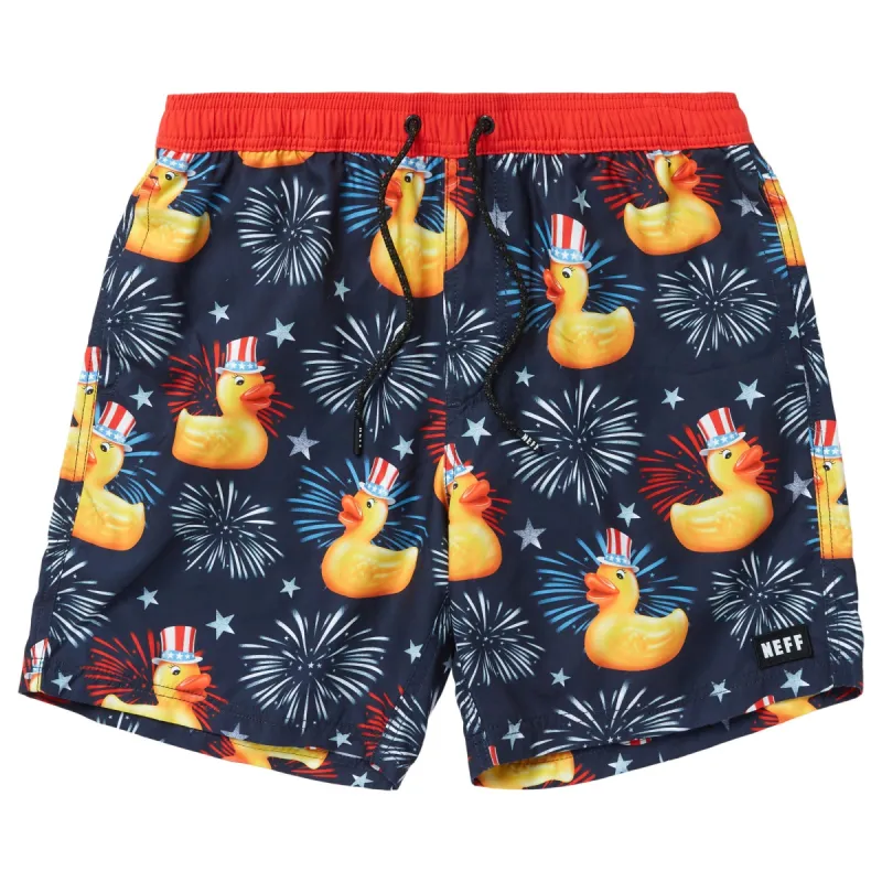 FREEDOM DUCKY 17" HOT TUB VOLLEY SHORTS - NAVY sold by Neff