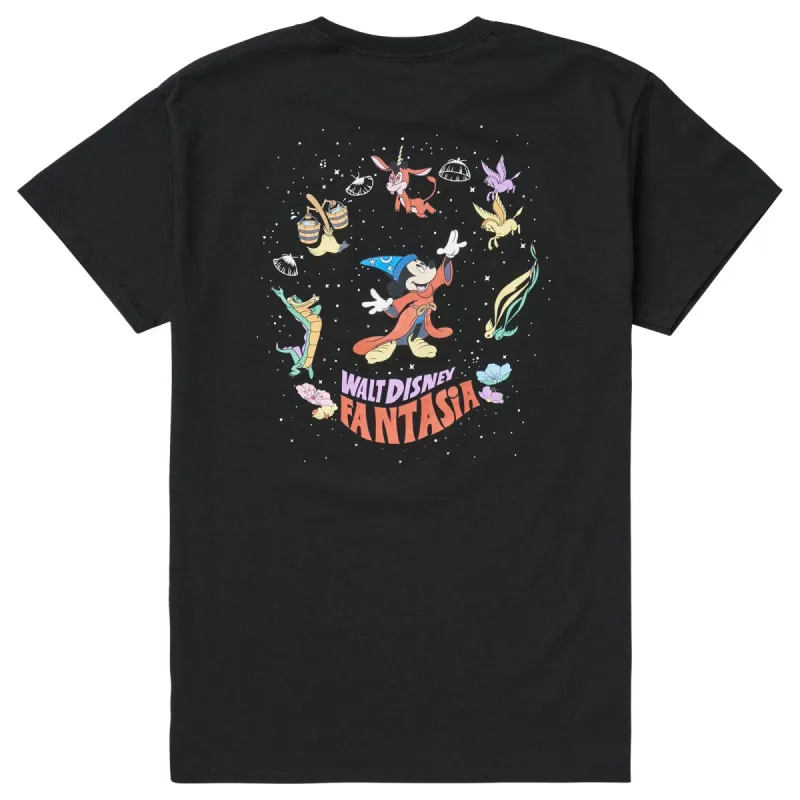 DISNEY FANTASIA ALL AROUND TEE - BLACK sold by Neff