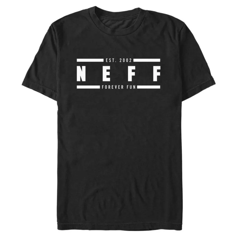 LOGO BAR TAB TEE - BLACK sold by Neff